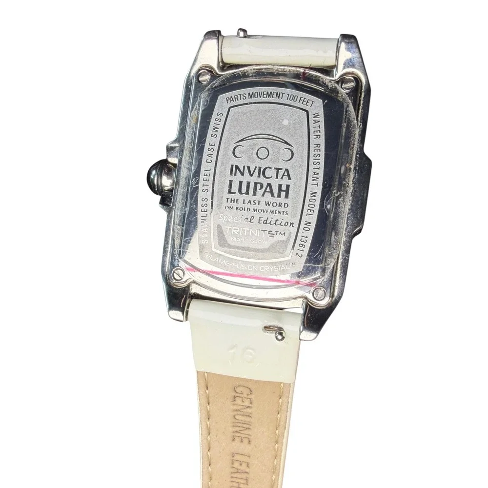Invicta Lupah Special Edition Women Watch Set Mother of Pearl 3 Straps 13612 NEW
